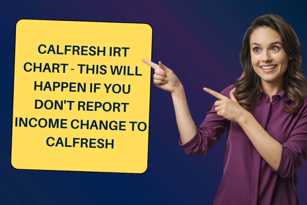 CalFresh IRT Chart - This Will Happen If You Don't report income change to CalFresh